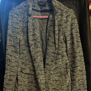 Talbots Monochrome Textured Blazer